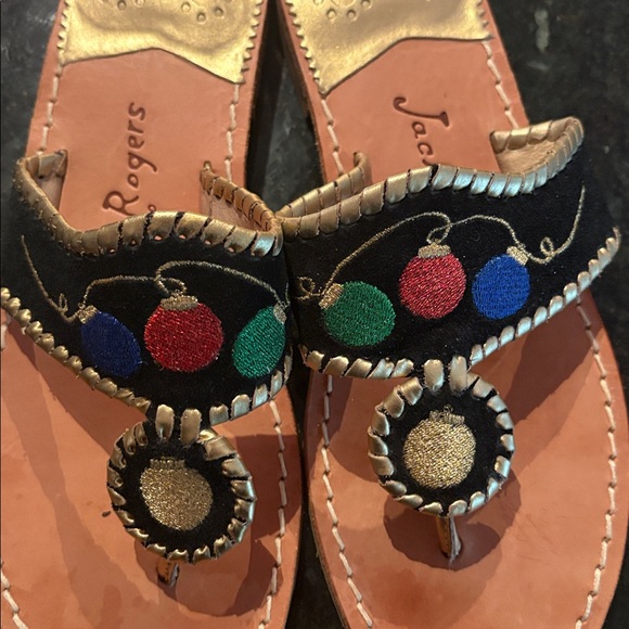 JACK ROGERS ORNAMENT SANDALS - Picture 2 of 8